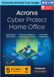 Acronis Cyber Protect Home Office Premium incl. 1 TB Acronis Cloud Storage - ESD - Subscription License - 1 year - 5 computers