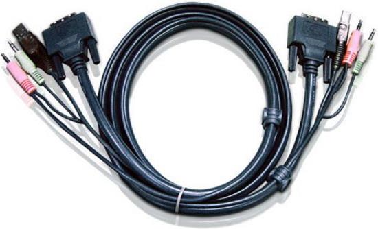 ATEN 2L-7D05U - video / USB / audio cable - 5 m