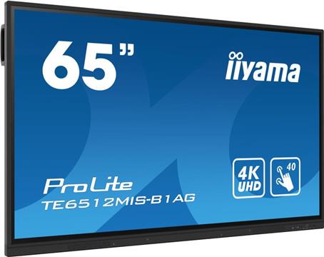 iiyama ProLite TE6512MIS-B1AG 65 Class (64.5 viewable) LED-backlit LCD display - 4K - for digital signage / interactive communication