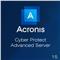 Acronis Cyber Protect Advanced Server - Subscription License - 1 year