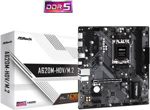 ASRock A620M-HDV/M.2 - motherboard - micro ATX - Socket AM5 - AMD A620