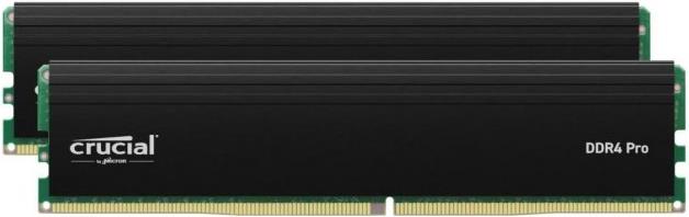 Crucial Pro 64GB Kit (2x32GB) DDR4-3200 UDIMM CL22 (16Gbit), CP2K32G4DFRA32A