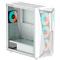GIGABYTE C301 GLASS Midi Tower, E-ATX, USB 3.1 Gen2 Type-C x1, USB 3.0 x2, Audio In & Out, LED Switch, 4x 120mm ARGB fans, Tempered Glass, White