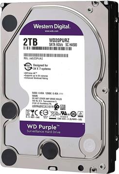 2 TB HDD 8,9cm (3.5 ) WD-Purple WD23PURZ SATA3 256MB