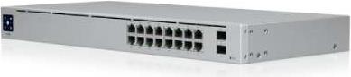 USW-16-PoE 16 RJ45 ports with 2 SFP ports