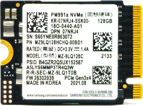 Disk SSD SAMSUNG 128GB NVMe PCIe M.2 (30mm), 128GB