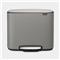 Brabantia pedal bin 3x11L gray 121524