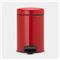 Brabantia trash can 3L red