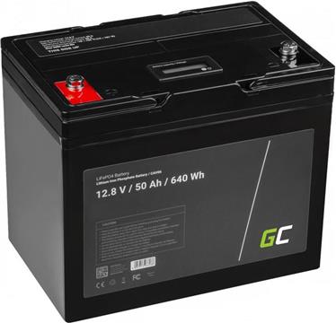 Green Cell LiFePO4 12V 12.8V 50Ah