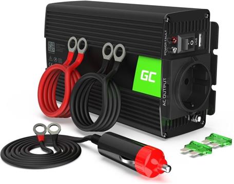 Green Cell® Car Power Inverter Converter 24V to 230V 300W/600W Pure sine