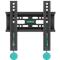 ONKRON Fixed TV Wall Mount for 17 to 43-inch Flat Panel TVs Digital Panels 30 kg, Black