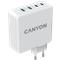 CANYON H-100, GAN 100W charger Input: 100V-240V Output: USB-C1/C2: 5V 3A , 9V 3A , 12V 3A , 15V 3A , 20V 5A USB-A 1/A2: 4.5V/5A, 5V/4.5A, 9V/3A, 12V/2.5A, 20V/1.5A C1+C2 : 65W + 30W; C1+A1 : 65W 
