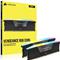 CORSAIR Vengeance RGB - DDR5 - kit - 32 GB: 2 x 16 GB - DIMM 288-pin - 6400 MHz / PC5-51200
