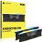 CORSAIR Vengeance RGB - DDR5 - kit - 32 GB: 2 x 16 GB - DIMM 288-pin - 6400 MHz / PC5-51200