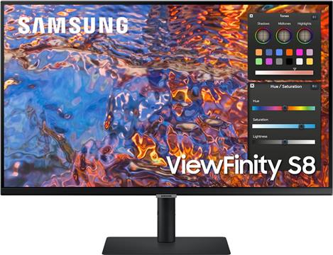 Samsung LED-Monitor ViewFinity S8 S32B800PXP - 80 cm (32) - 3840 x 2160 4K UHD