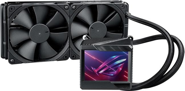 ASUS ROG RYUJIN III 240 - processor liquid cooling system - with LCD display