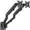 Gembird Adjustable wall 2-display mounting arm, up to 27”, 7 kg