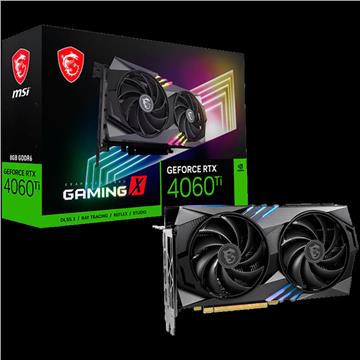 MSI Video Card NVidia RTX 4060 GAMING X 8G (8GB GDDR6/128bit, PCI-E 4.0 x8, 1x8 pin, Retail)
