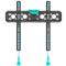 ONKRON Fixed TV Wall Mount for 32 to 65-inch Flat Panel TVs Digital Panels 56,8 kg, Black