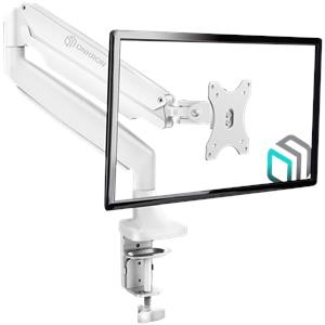 ONKRON Monitor Desk Mount for 13 to 32-Inch LED LCD Flat Monitors up to 9 kg, White