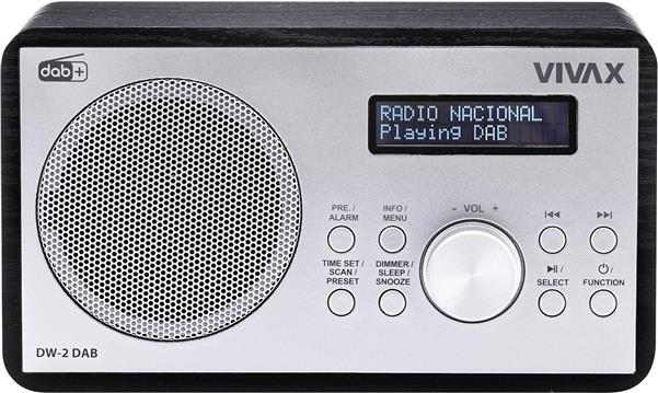 VIVAX VOX RADIO DW-2 DAB BLACK