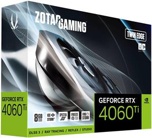 ZOTAC GAMING GeForce RTX 4060Ti Twin Edge - graphics card - GeForce RTX 4060 Ti - 8 GB