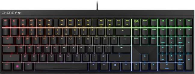 Cherry MX 2.0S svjetleća (RGB) mehanička tipkovnica, MX brown, USB, crna
