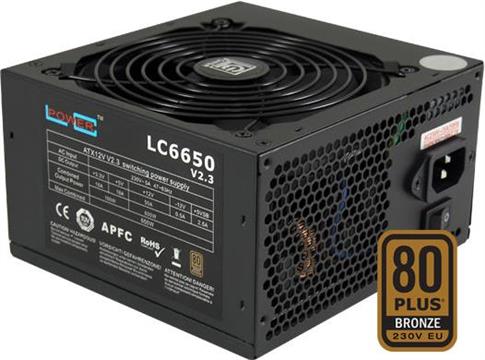 LC-Power napajanje LC6650 V2.3, 650W, 80+Bronze