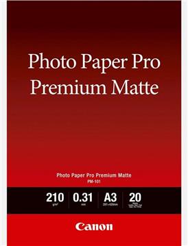 Canon Photo Paper Premium Matte PM101 - A3- 20L