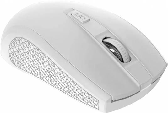 CANYON MW-7, 2.4Ghz wireless mouse, 6 buttons, DPI 800/1200/1600, with 1 AA battery ,size 110*60*37mm,58g,white