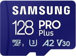Samsung PRO Plus 128GB microSD UHS-I U3 Full HD 4K UHD 180MB/s Read 130MB/s Write Memory - Micro SD