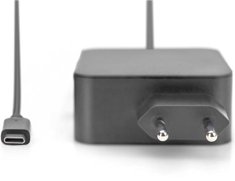 Punjač za prijenosno računalo Digitus USB-C 65W PD3.0, crni, DA-10071