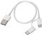 Mi 2-in-1 USB Cable Micro USB to Type C 30cm white
