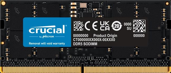 Crucial RAM - 24 GB - DDR5 5600 SO-DIMM CL46