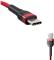 MS CABLE 2.4A USB-A 2.0 -> USB-C, 1m, crveni