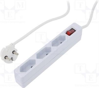 LogiLink - Slim - power strip - 1700 Watt