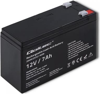 Qoltec Akumulator AGM 12V 7Ah