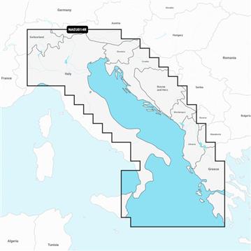 Navionics Plus NAEU014R - Italy, Adriatic Sea kartica