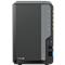 Synology DS224+,Tower, 2-bays 3.5'' SATA HDD/SSD, CPU Intel Celeron J4125 4-core (4-thread) 2.0 GHz, burst up to 2.7 GHz; 2GB DDR4 (expandable up to 6 GB) ; 2 x RJ-45 1GbE LAN Ports; 2x USB 3.2 Gen 1;