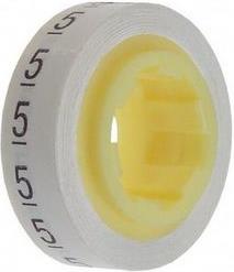 Wire Marking Tape 5,46 mm x 2,49 m w/number 5 - ScotchCode