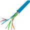U/UTP kabel Cat.5e 4x2xAWG24/1 solid Cu, PVC, plavi, pak. 305m cijena po metru- mogucnost kupnje samo cijelog koluta 305m