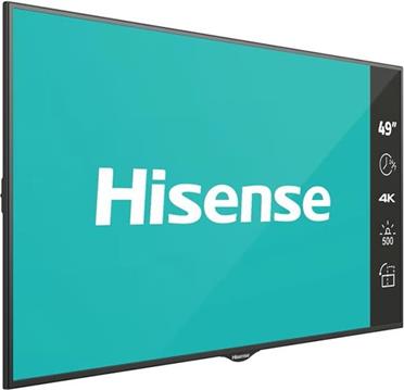 Hisense digital signage display 49BM66AE 49'' / 4K / 500 nits / 60 Hz / (24h / 7 days )