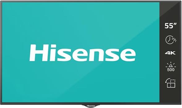 Hisense digital signage display 55BM66AE 55'' / 4K / 500 nits / 60 Hz / (24h / 7 days )