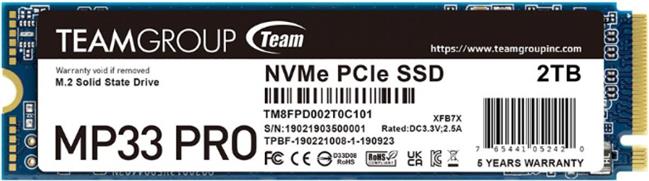 Team SSD MP33 Pro M.2 2TB