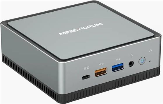 Minisforum DeskMini UM350, AMD R5-3550H, Barebone PC, Radeon Graphics, Wi-Fi/BT, HDMI/DP/USB-C