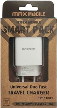 SMART PACK KUĆNI ADAPTER TR-361001 3.1A PD Type C 20W+USB 18W