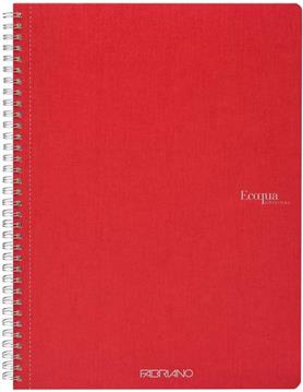 Bilježnica Fabriano Ecoqua original A4 90g 70L spiralna crte lampone 19290206