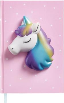 Bilježnica squishy Miquelrius jednorog A5 80g 80L čista Back2Fun MR1649