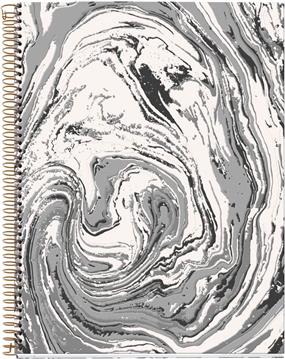 Kolegij blok Miquelrius A4 70g 120L spiralni kocke black or white marble MR46820