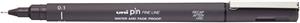 Marker Uni pin01-200 tamno sivi
